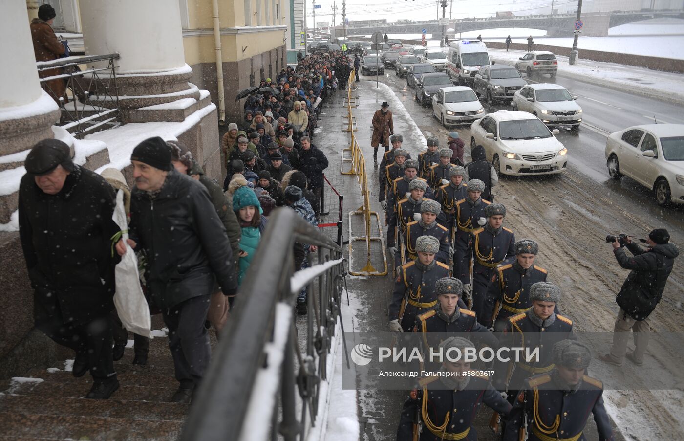 Прощание с академиком Ж. Алферовым 