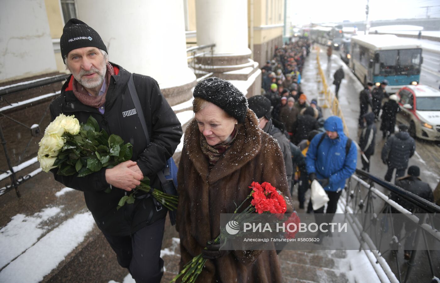 Прощание с академиком Ж. Алферовым 