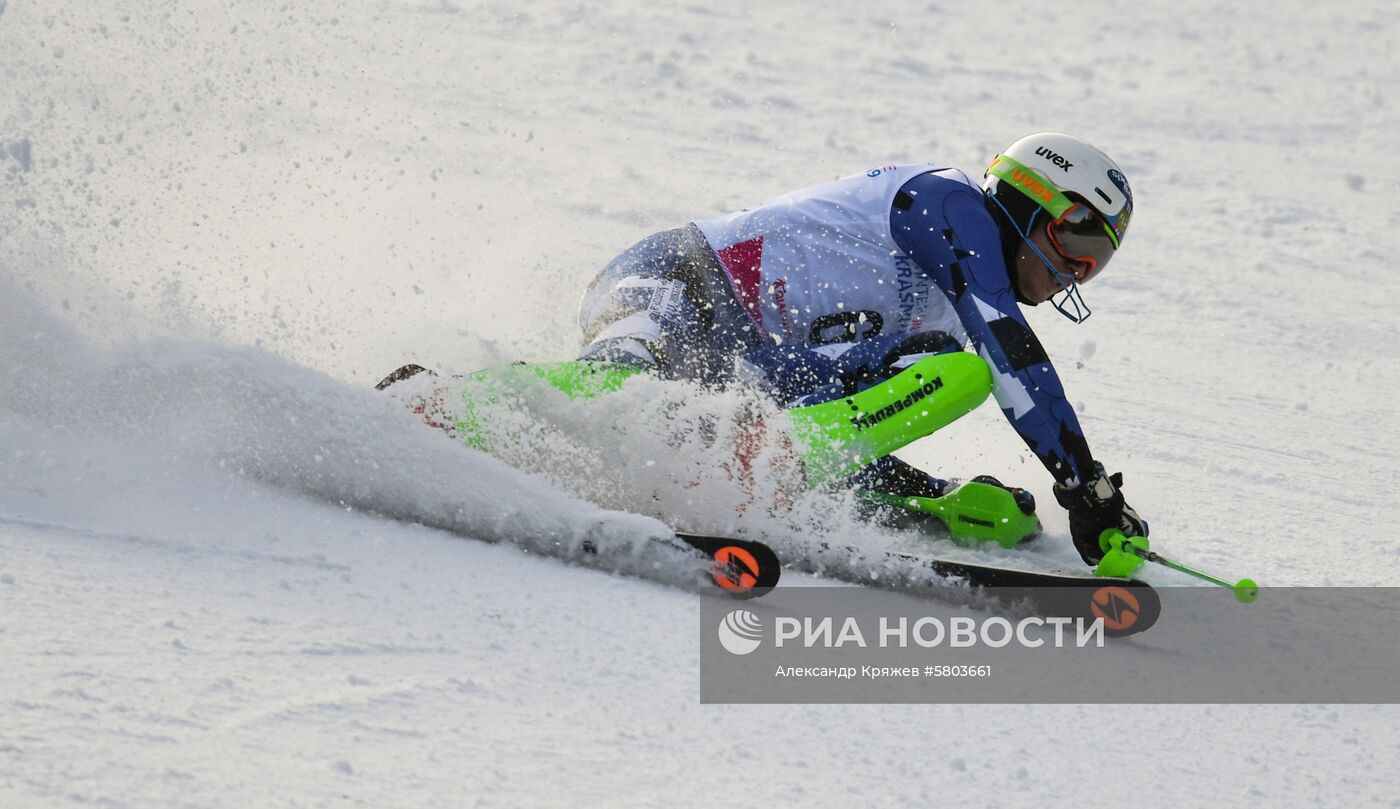 Универсиада-2019. Горнолыжный спорт. Мужчины. Суперкомбинация