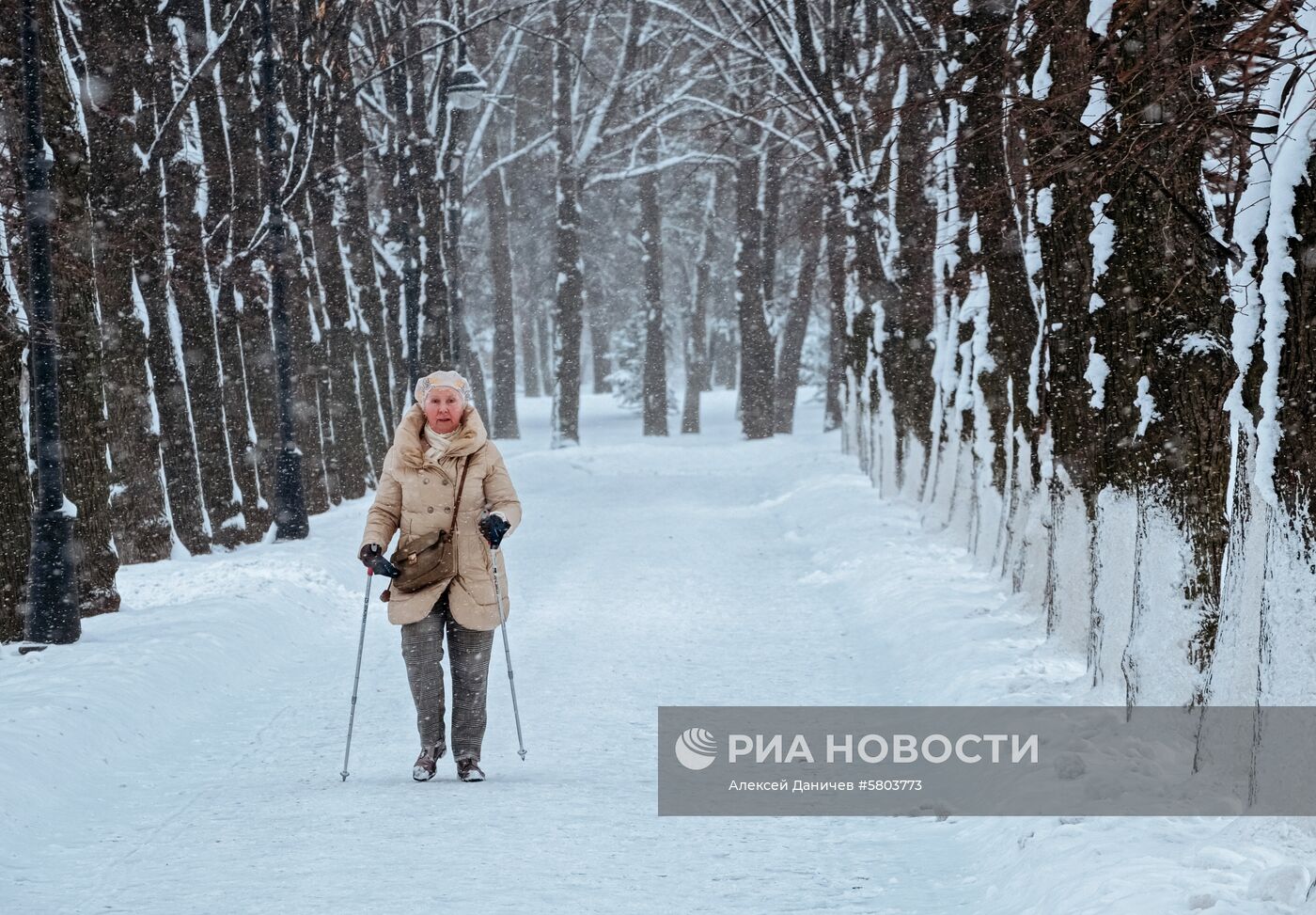 Снегопад в Санкт-Петербурге