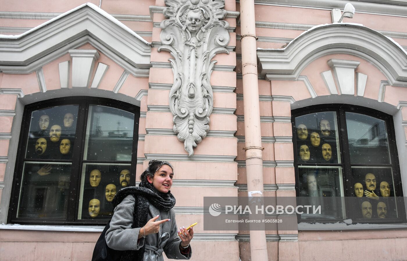 Снегопад в Санкт-Петербурге