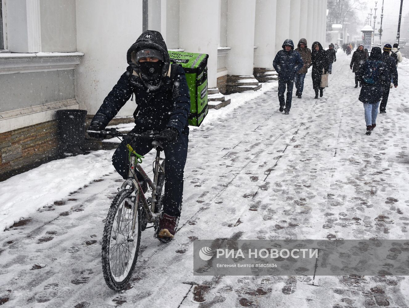 Снегопад в Санкт-Петербурге