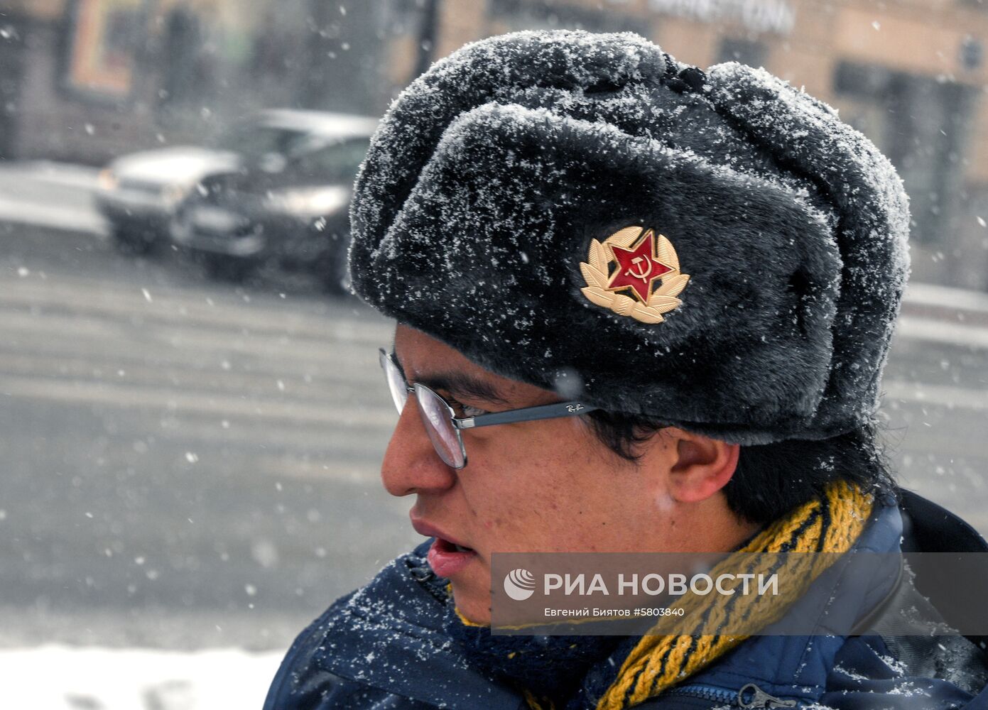 Снегопад в Санкт-Петербурге