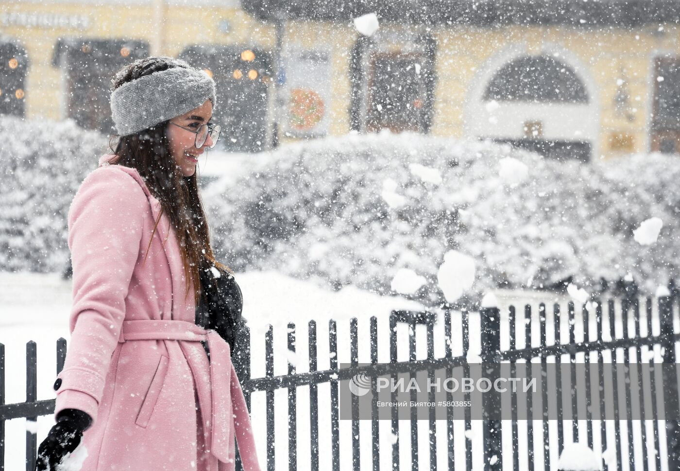 Снегопад в Санкт-Петербурге