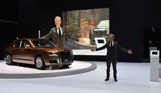 Премьера автомобиля Aurus на Женевском автосалоне