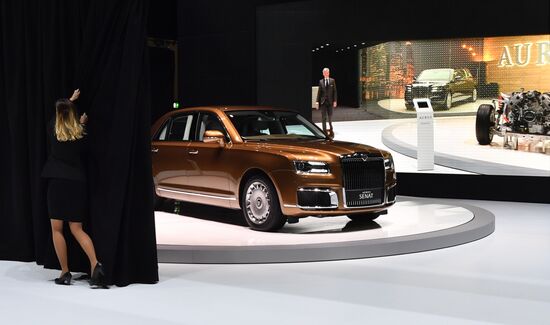 Премьера автомобиля Aurus на Женевском автосалоне