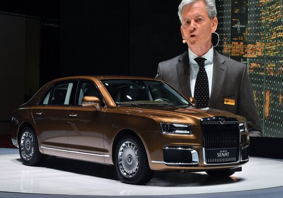 Премьера автомобиля Aurus на Женевском автосалоне