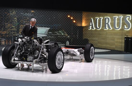 Премьера автомобиля Aurus на Женевском автосалоне