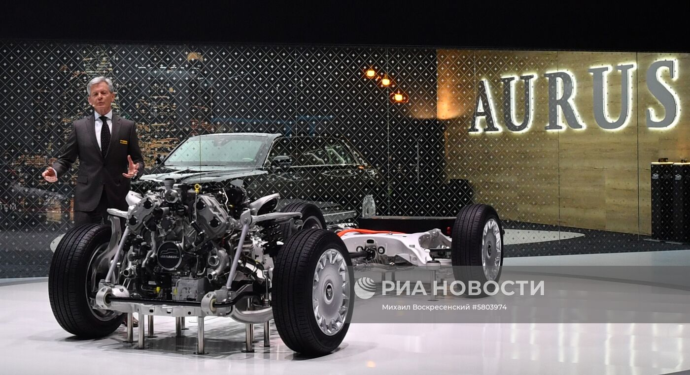 Премьера автомобиля Aurus на Женевском автосалоне