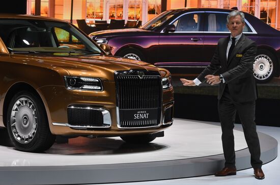 Премьера автомобиля Aurus на Женевском автосалоне