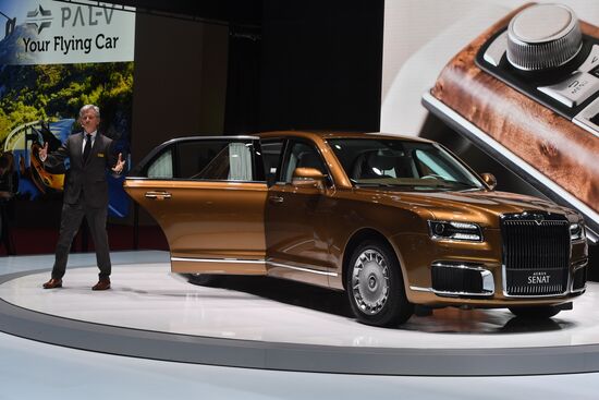 Премьера автомобиля Aurus на Женевском автосалоне