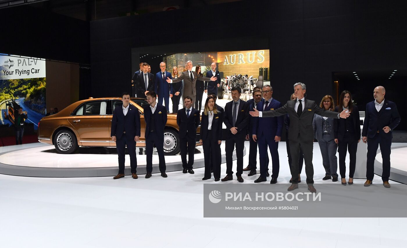 Премьера автомобиля Aurus на Женевском автосалоне