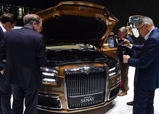 Премьера автомобиля Aurus на Женевском автосалоне