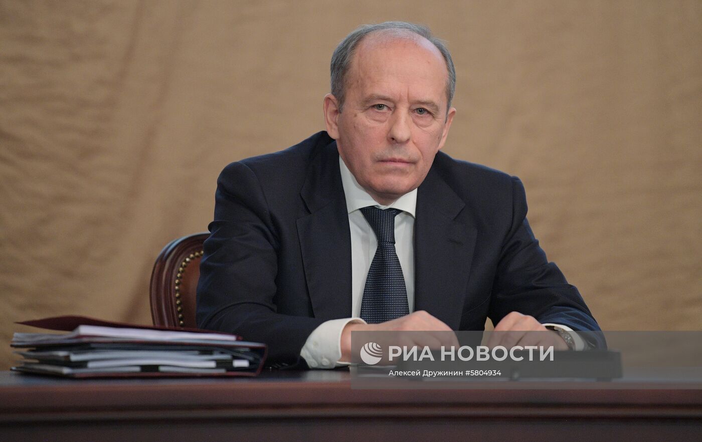 Президент РФ В. Путин принял участие в заседании коллегии ФСБ РФ