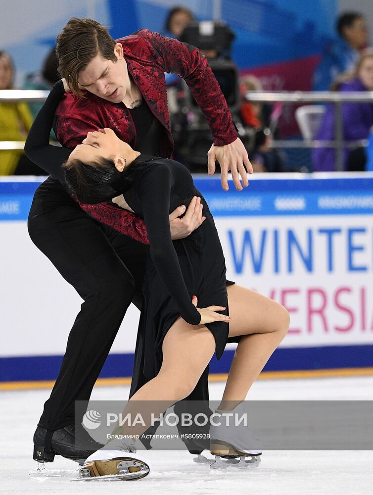 Универсиада-2019. Фигурное катание. Танцы. Ритмический танец