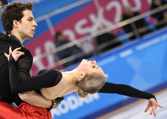 Универсиада-2019. Фигурное катание. Танцы. Ритмический танец