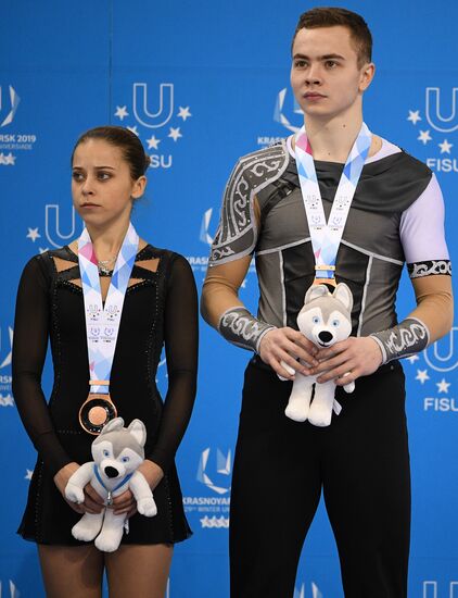 Универсиада-2019. Пары. Произвольная программа