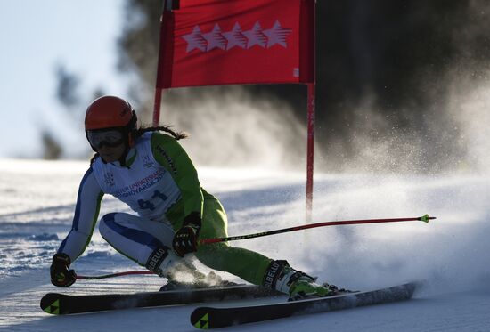 Универсиада-2019. Горнолыжный  спорт. Женщины. Гигантский слалом