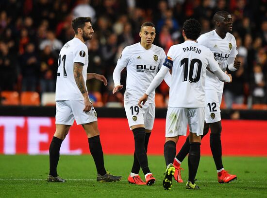 Футбол. Лига Европы. Матч "Валенсия" - "Краснодар"