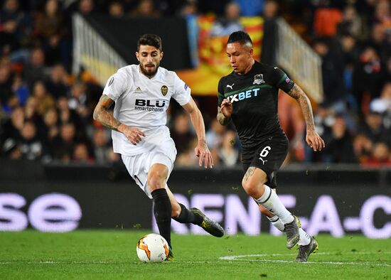 Футбол. Лига Европы. Матч "Валенсия" - "Краснодар"