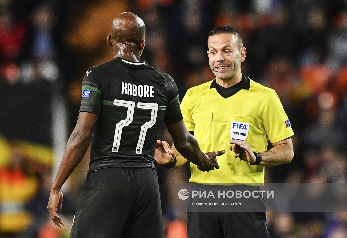 Футбол. Лига Европы. Матч "Валенсия" - "Краснодар"