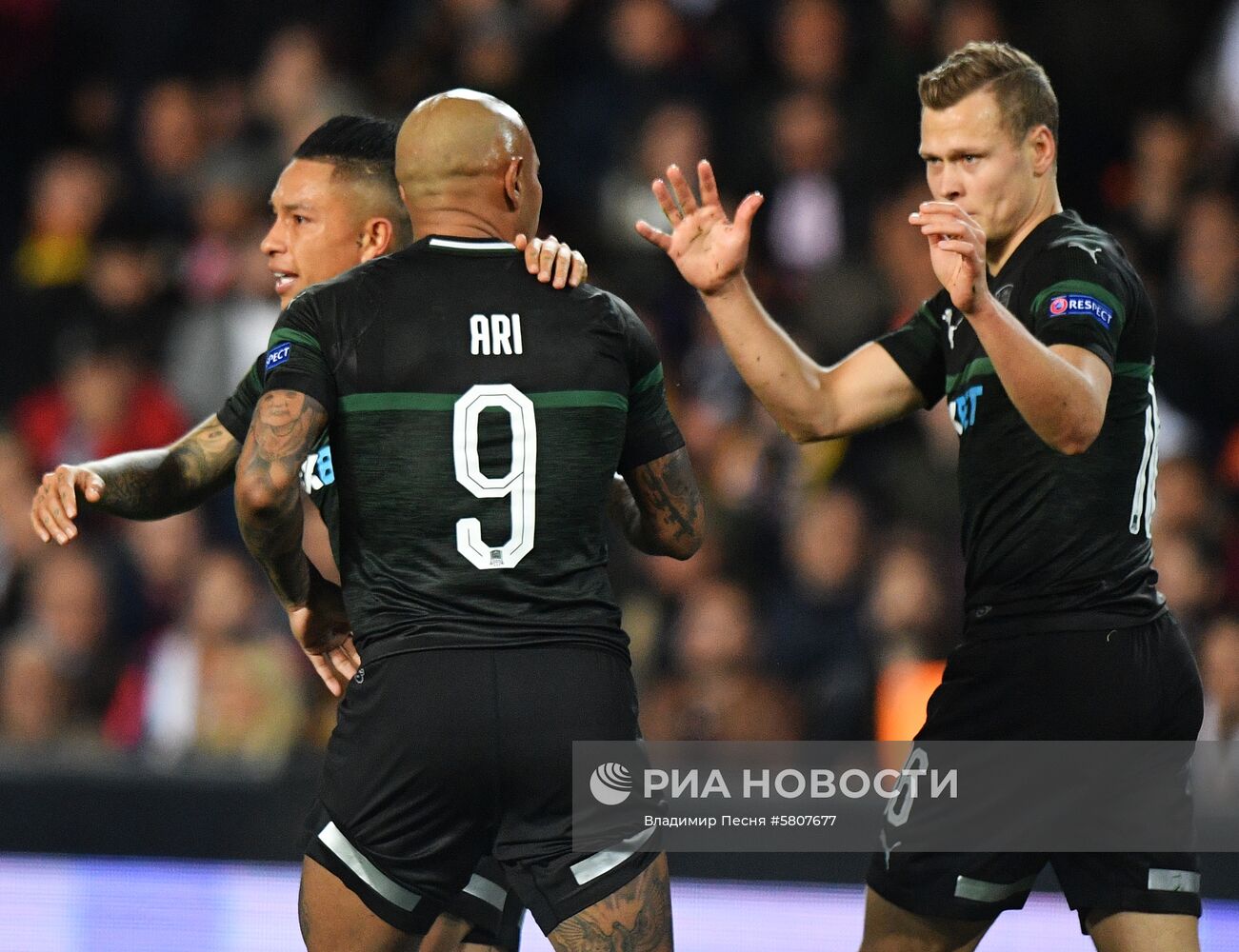 Футбол. Лига Европы. Матч "Валенсия" - "Краснодар"