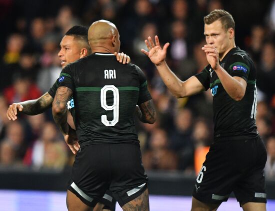 Футбол. Лига Европы. Матч "Валенсия" - "Краснодар"