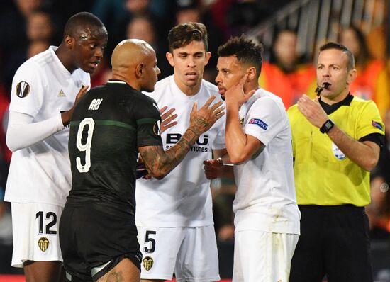 Футбол. Лига Европы. Матч "Валенсия" - "Краснодар"