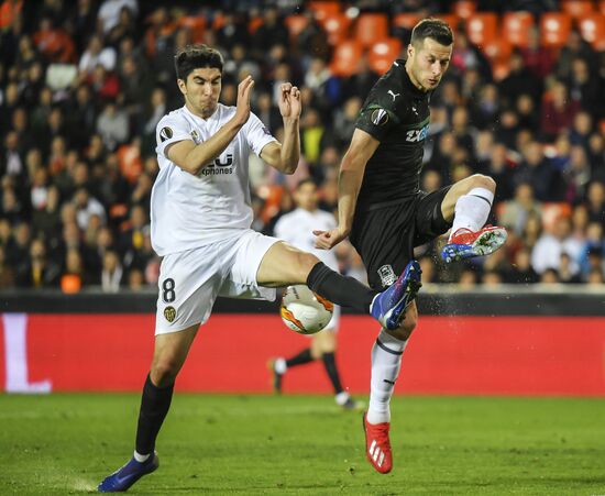 Футбол. Лига Европы. Матч "Валенсия" - "Краснодар"