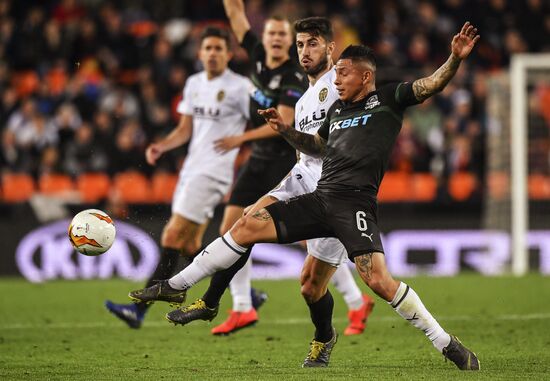 Футбол. Лига Европы. Матч "Валенсия" - "Краснодар"