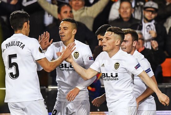 Футбол. Лига Европы. Матч "Валенсия" - "Краснодар"