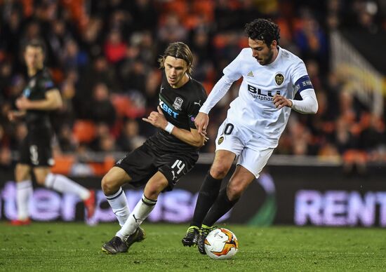 Футбол. Лига Европы. Матч "Валенсия" - "Краснодар"