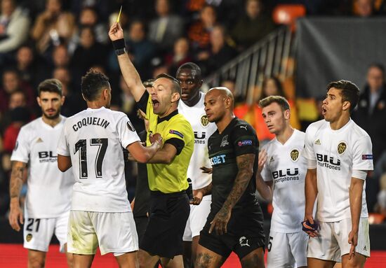 Футбол. Лига Европы. Матч "Валенсия" - "Краснодар"