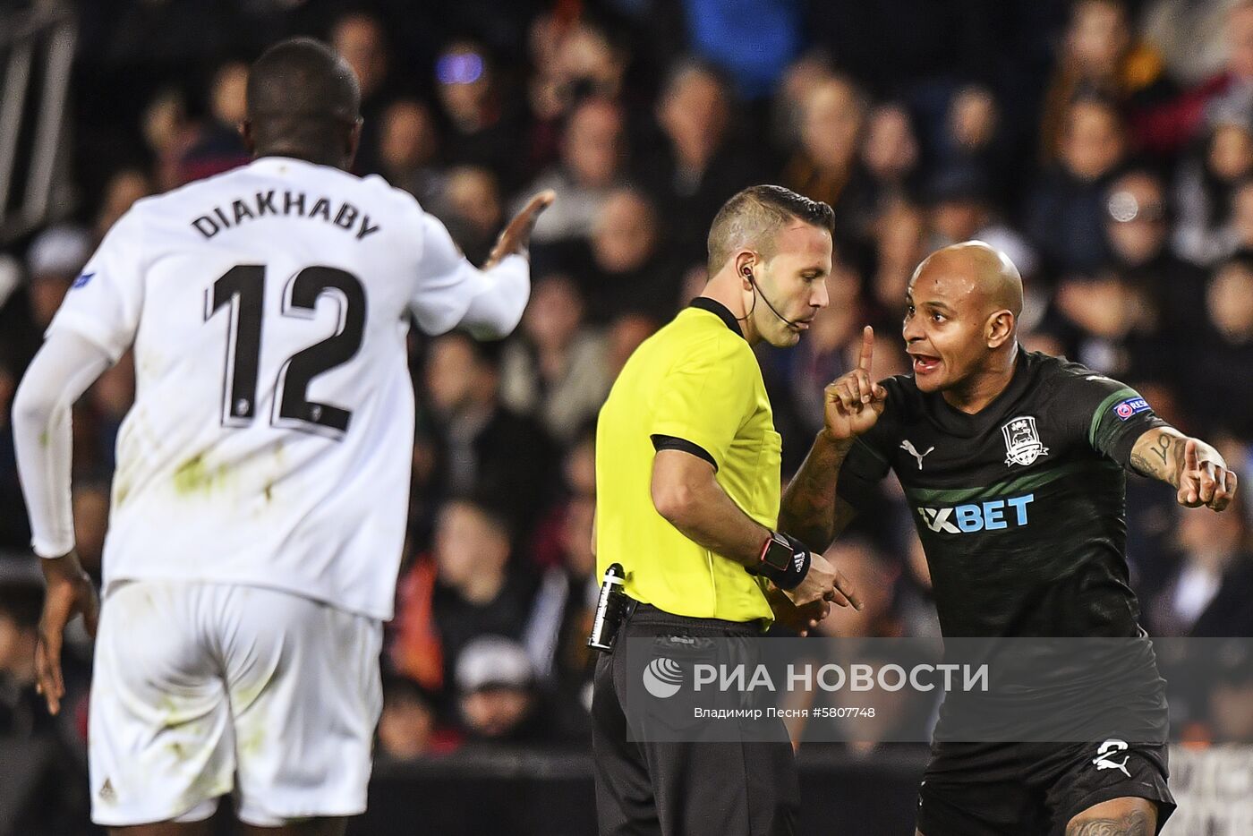 Футбол. Лига Европы. Матч "Валенсия" - "Краснодар"