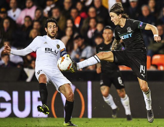 Футбол. Лига Европы. Матч "Валенсия" - "Краснодар"