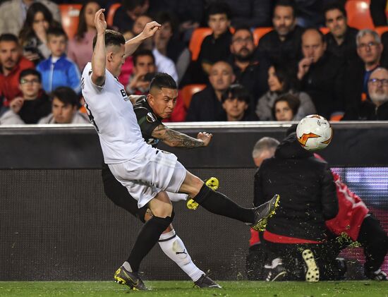 Футбол. Лига Европы. Матч "Валенсия" - "Краснодар"