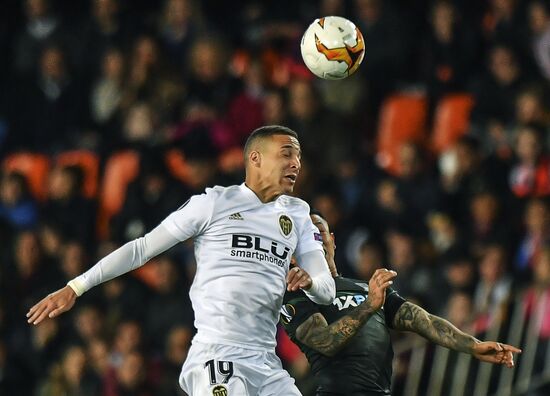 Футбол. Лига Европы. Матч "Валенсия" - "Краснодар"