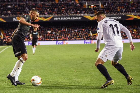 Футбол. Лига Европы. Матч "Валенсия" - "Краснодар"