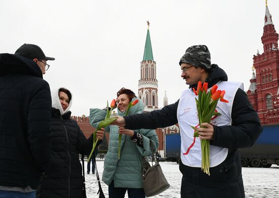 Поздравления женщин с Международным женским днем