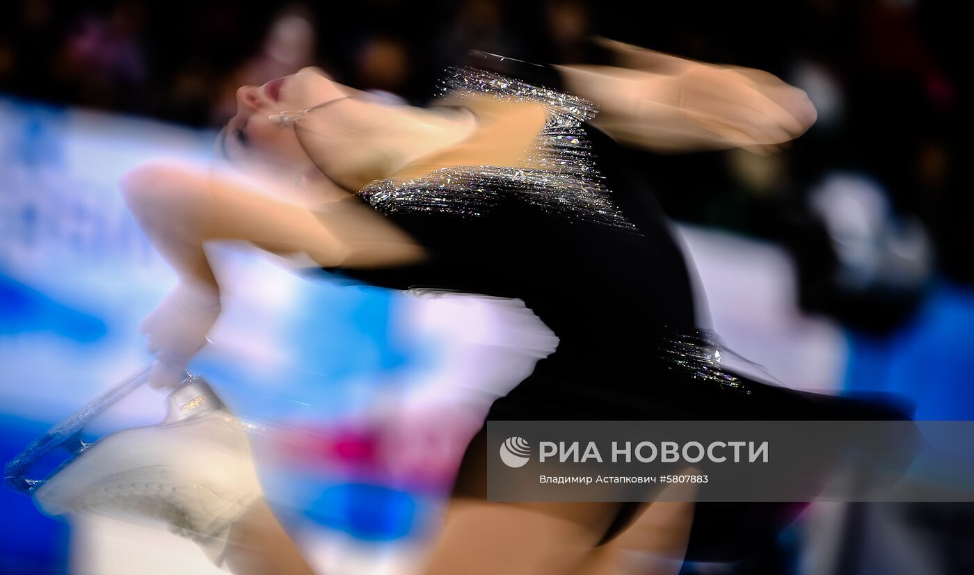 Универсиада-2019. Фигурное катание. Женщины. Короткая программа