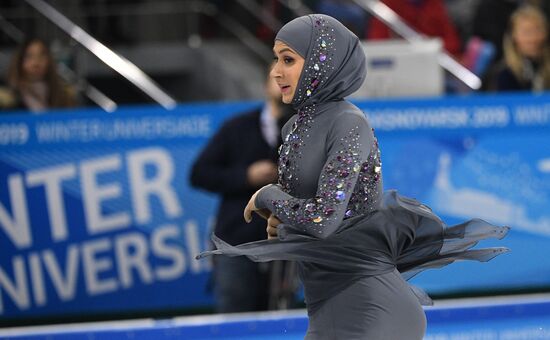 Универсиада-2019. Фигурное катание. Женщины. Короткая программа