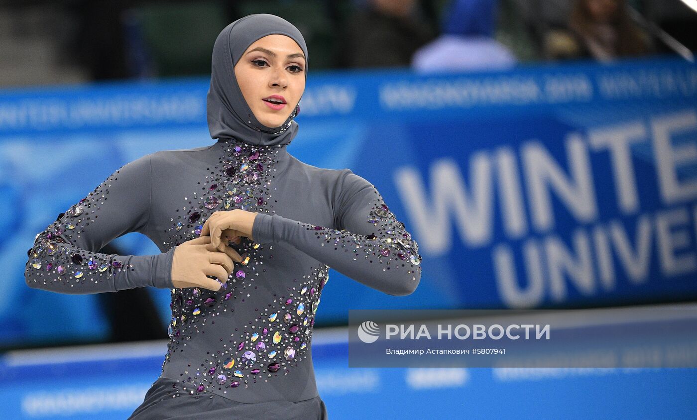 Универсиада-2019. Фигурное катание. Женщины. Короткая программа