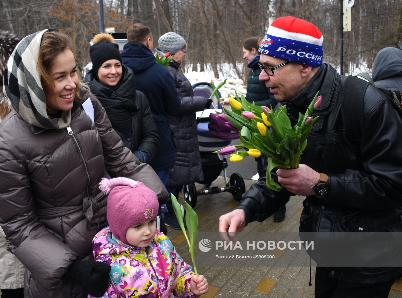 Праздничный  «Цветочный забег» в честь 8 Марта 