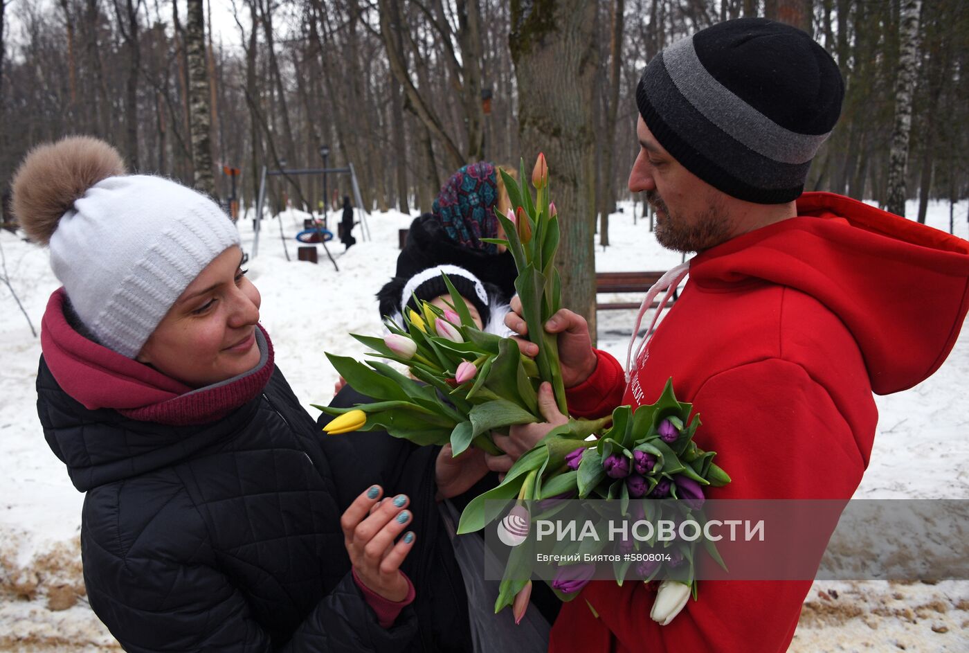 Праздничный  «Цветочный забег» в честь 8 Марта 