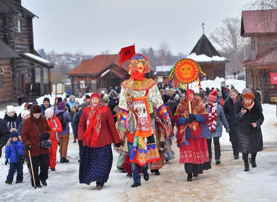 Празднование Масленицы