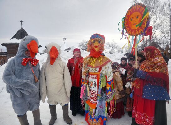 Празднование Масленицы