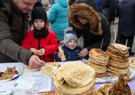 Празднование Масленицы