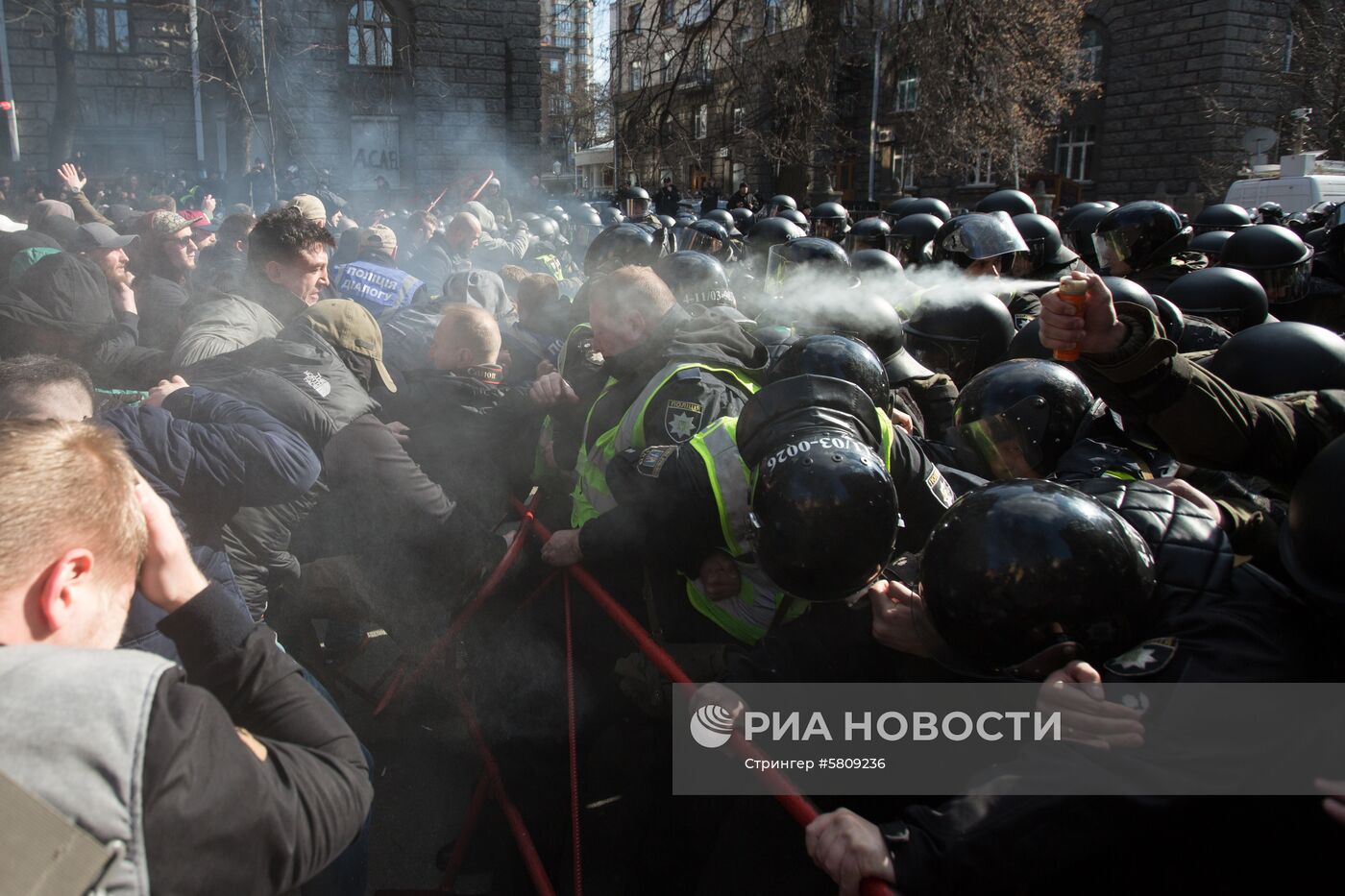 Акция в Киеве против коррупции в оборонной промышленности