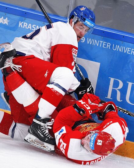 Универсиада-2019. Хоккей. Мужчины. Матч Россия - Чехия