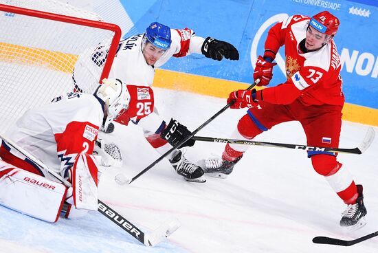 Универсиада-2019. Хоккей. Мужчины. Матч Россия - Чехия